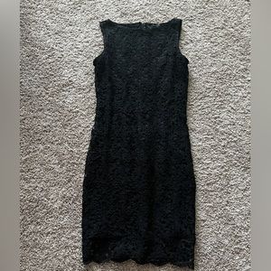 Marina, size 8 sleeveless lace little black dress